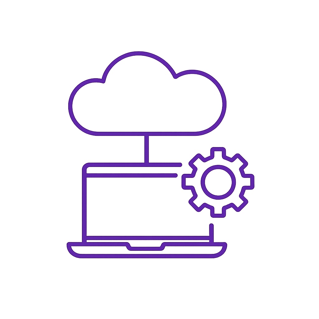 Symbol für Digitalisierungsförderung und Investitionszuschüsse in IT-Infrastruktur für Unternehmen.